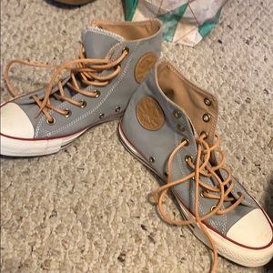 Slate converse high tops